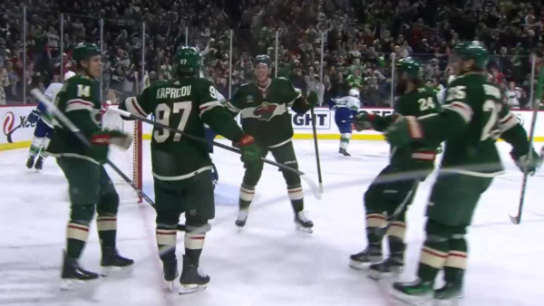 Wild pile it on as Rossi and Kaprizov score 24 seconds apart to finish crazy goal outburst