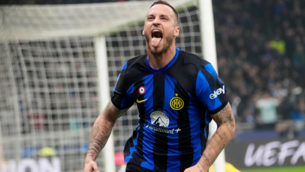 Arnautovic helps Inter beat Atletico in first leg of Champions League last 16