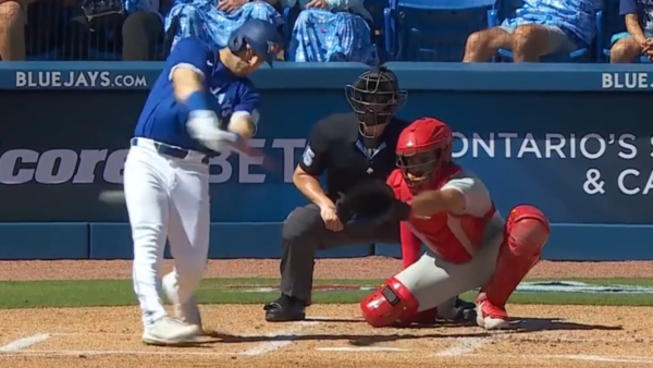 Varsho rips two-RBI double for Blue Jays’ first runs of spring training