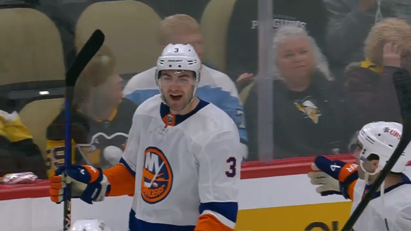 Islanders’ Pelech wires nasty wrister for his first of the year, beats Penguins in OT