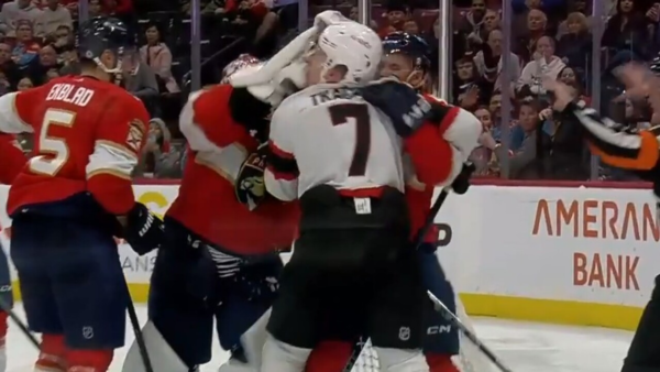 Panthers’ Bobrovsky throws punches at Senators’ Tkachuk as battle of brothers heats up